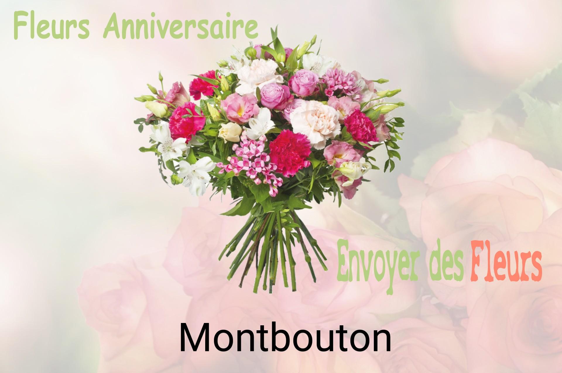 Bouquet de fleurs d’anniversaire livré à Montbouton